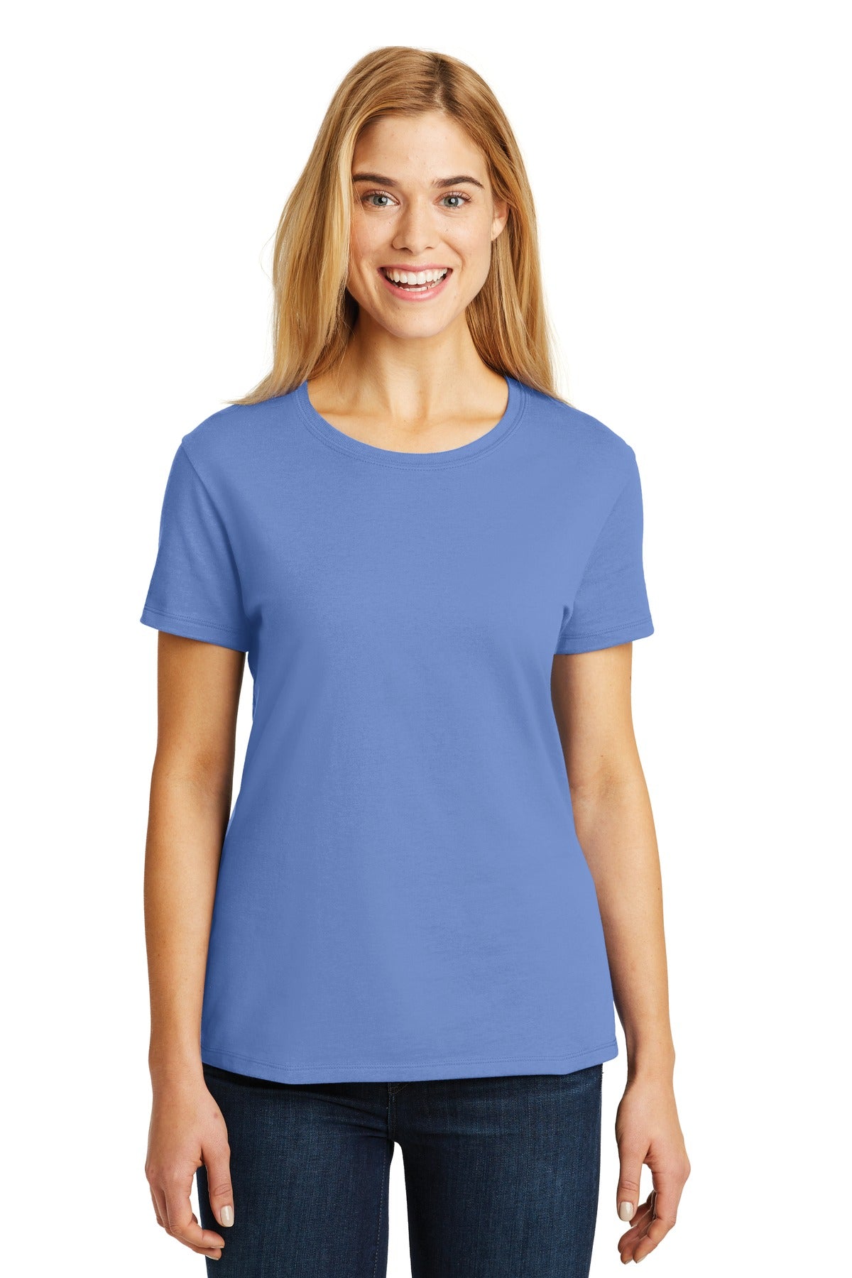 Hanes - Ladies Perfect-T Cotton T-Shirt. SL04