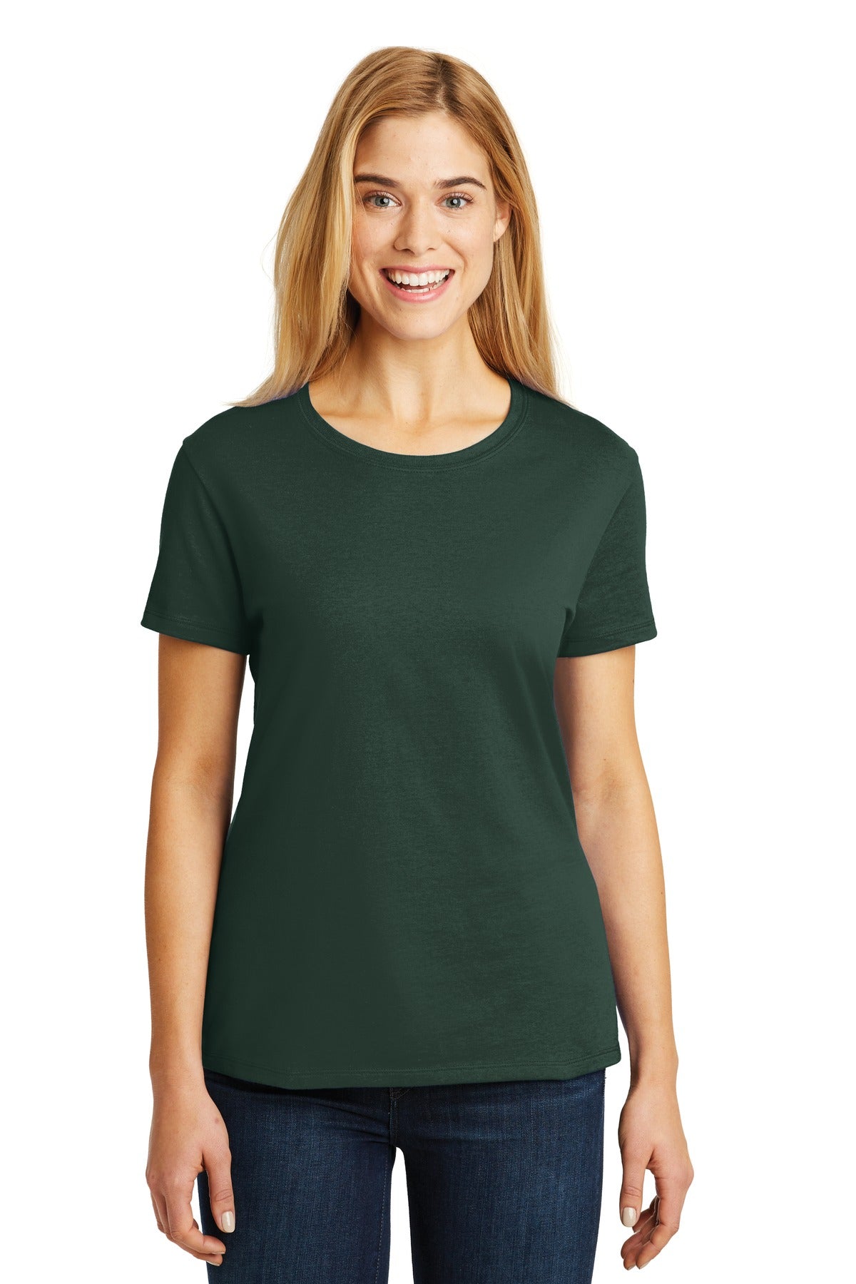 Hanes - Ladies Perfect-T Cotton T-Shirt. SL04