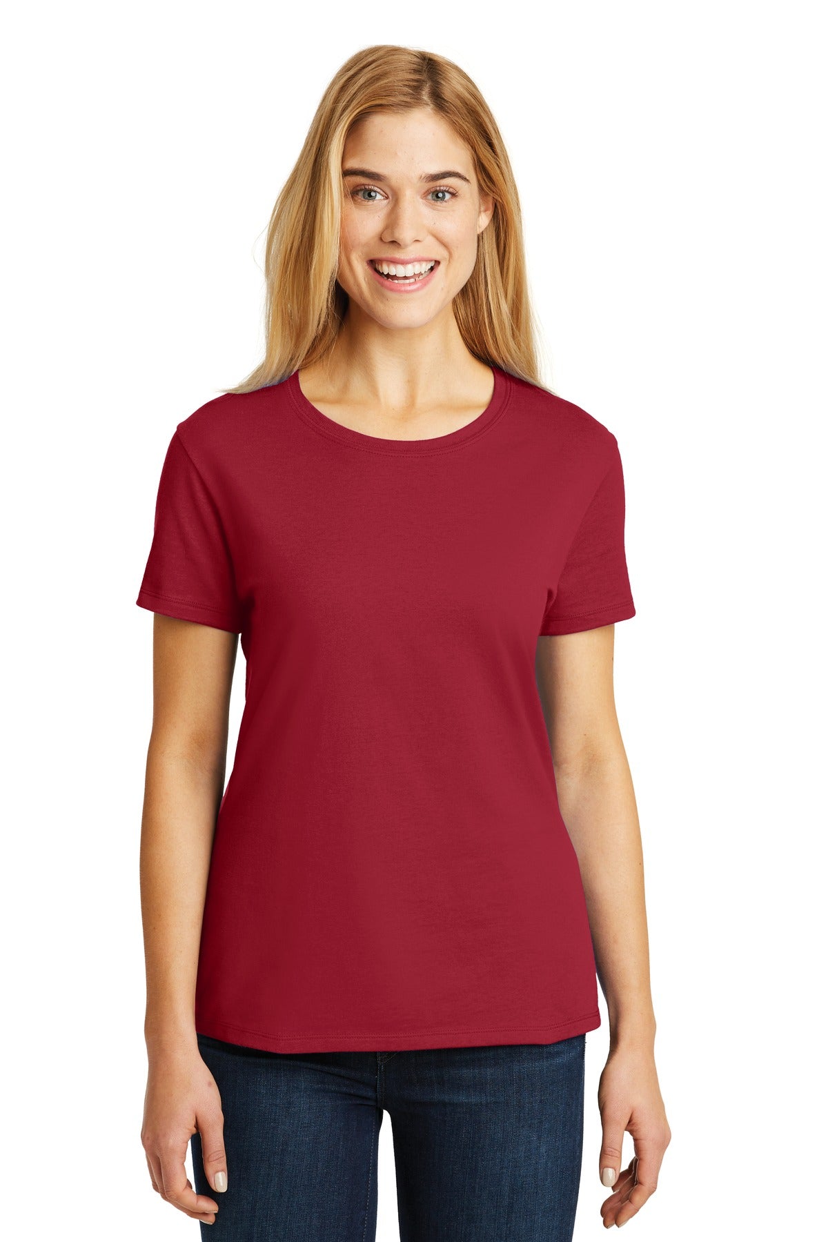 Hanes - Ladies Perfect-T Cotton T-Shirt. SL04