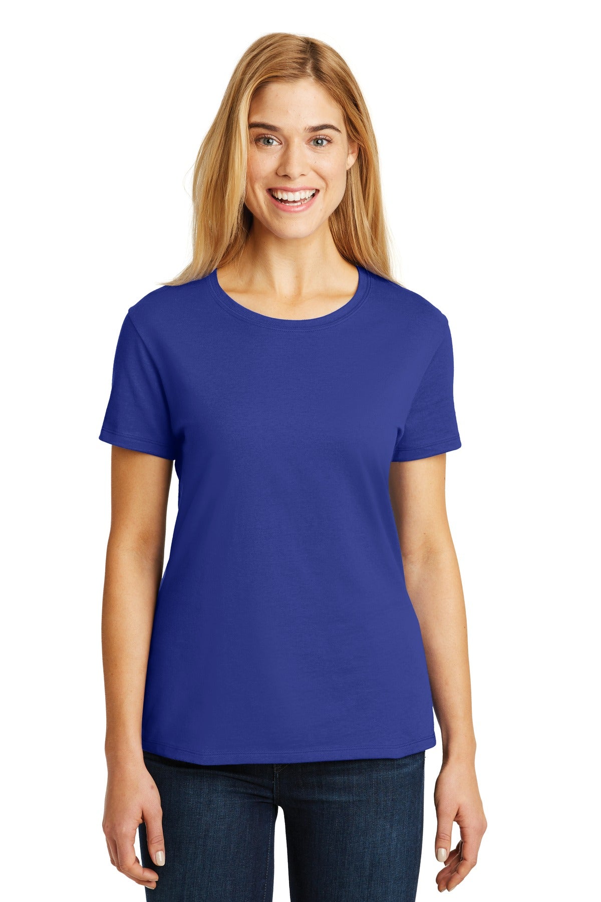 Hanes - Ladies Perfect-T Cotton T-Shirt. SL04