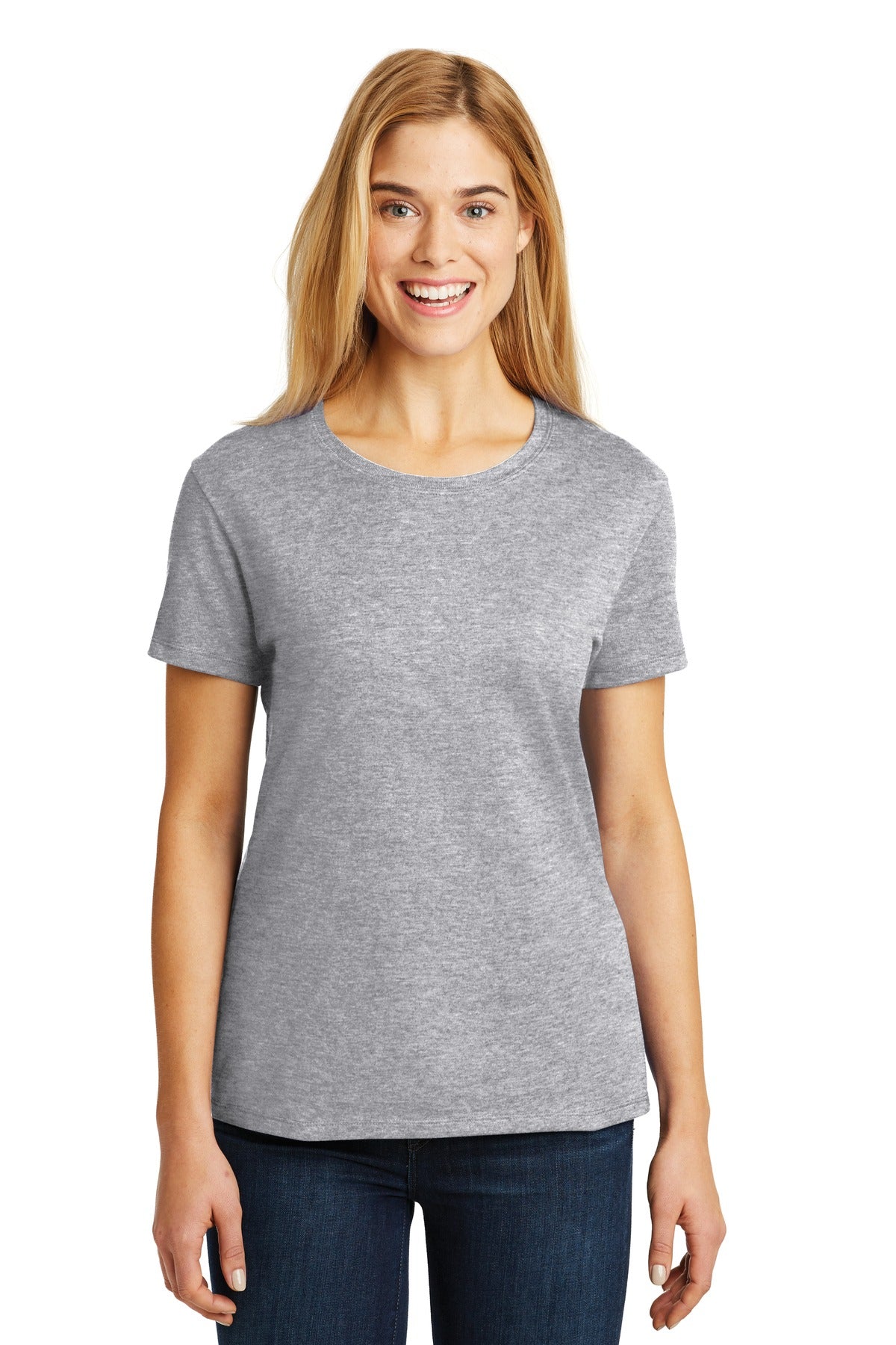 Hanes - Ladies Perfect-T Cotton T-Shirt. SL04