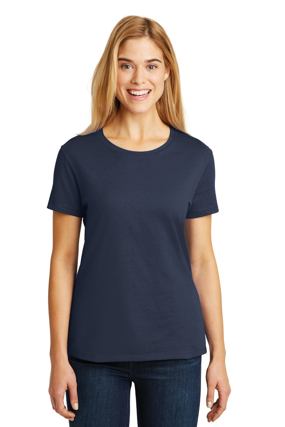 Hanes - Ladies Perfect-T Cotton T-Shirt. SL04