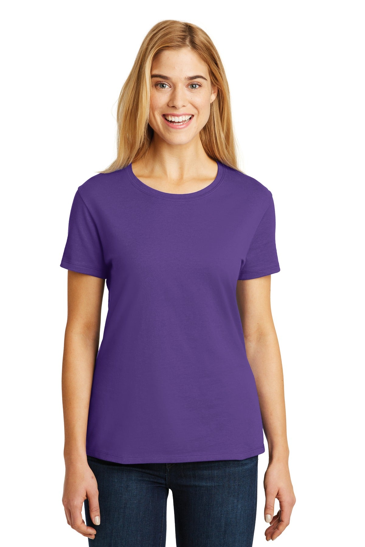 Hanes - Ladies Perfect-T Cotton T-Shirt. SL04