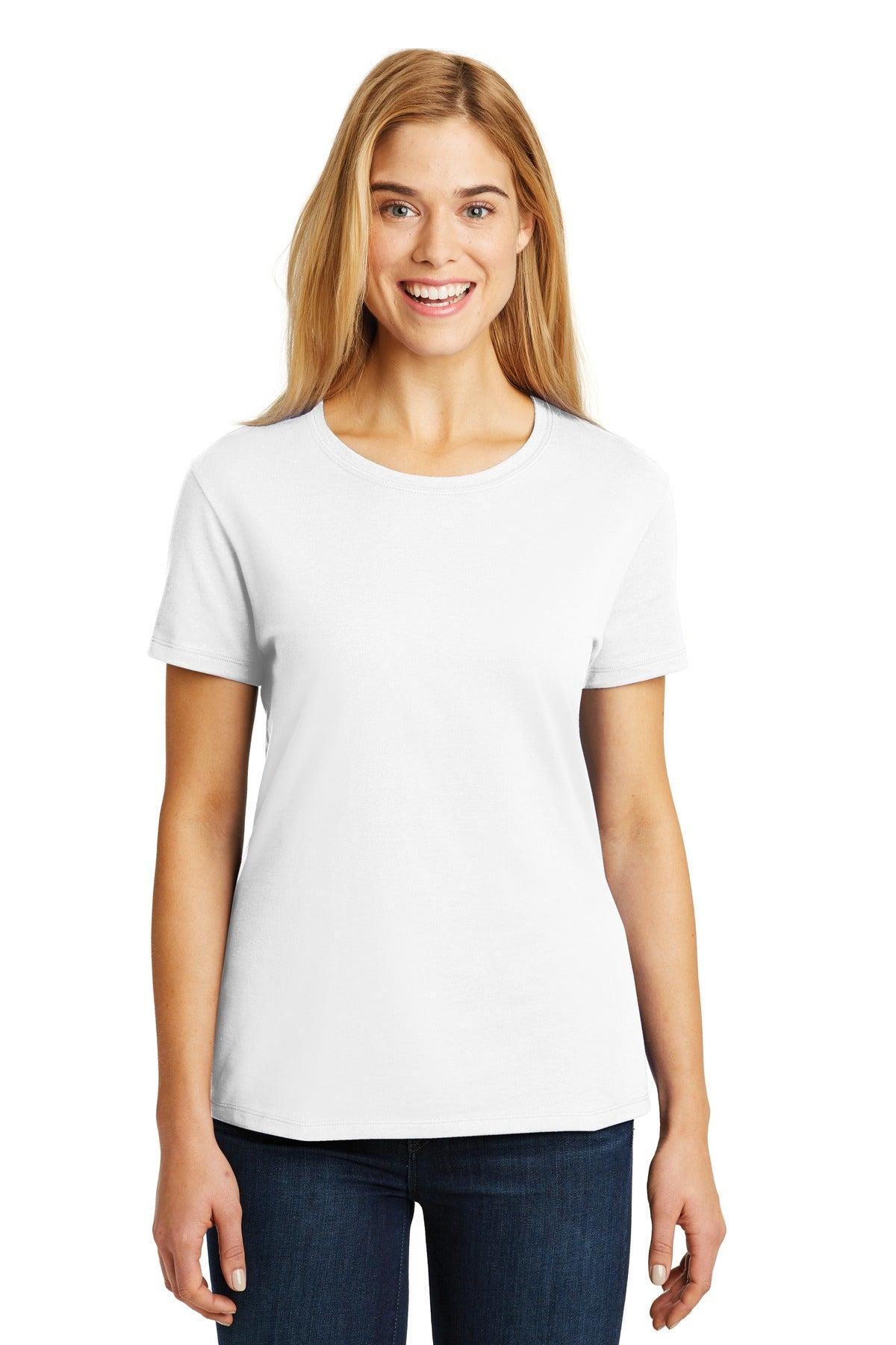 Hanes - Ladies Perfect-T Cotton T-Shirt. SL04