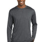 Sport-Tek Long Sleeve Heather Colorblock Contender Tee. ST361LS
