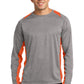 Sport-Tek Long Sleeve Heather Colorblock Contender Tee. ST361LS