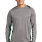 Sport-Tek Long Sleeve Heather Colorblock Contender Tee. ST361LS