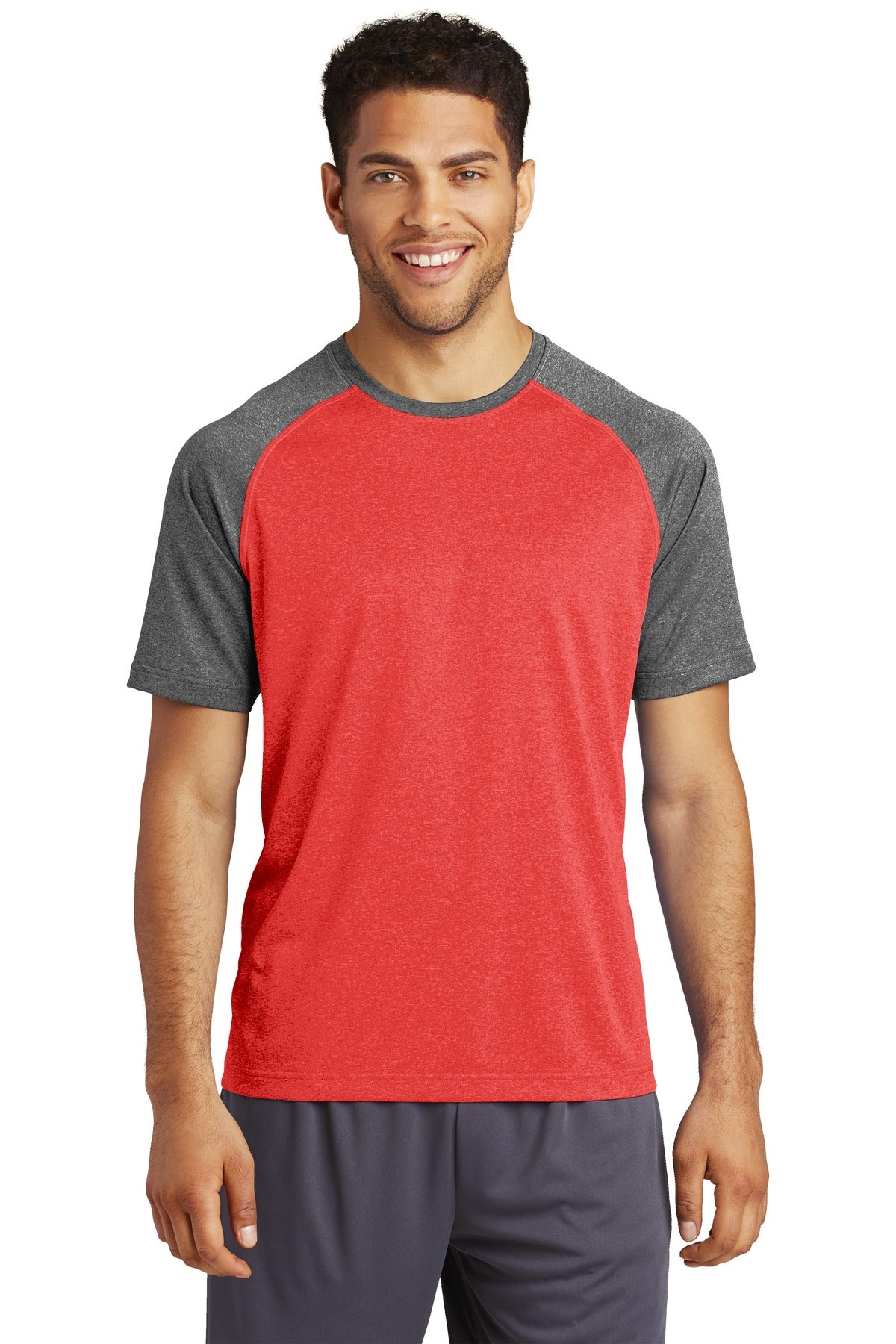 Sport-Tek  Heather-On-Heather Contender  Tee. ST362