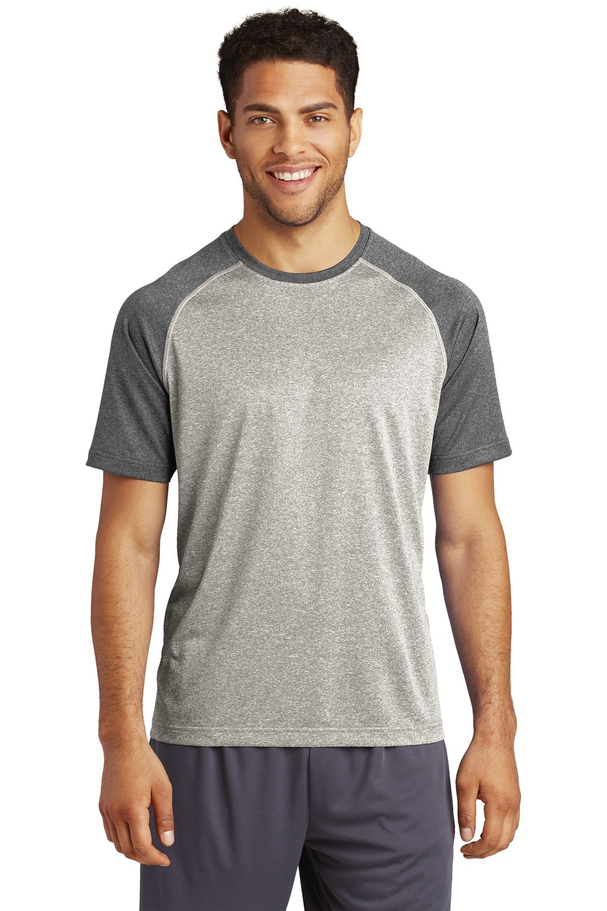 Sport-Tek  Heather-On-Heather Contender  Tee. ST362