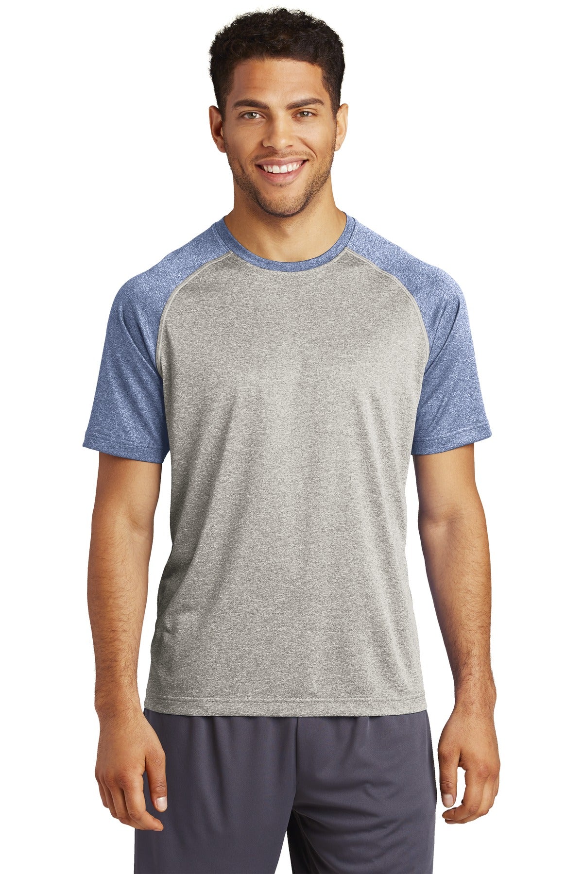 Sport-Tek  Heather-On-Heather Contender  Tee. ST362
