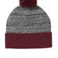 Sport-Tek  Heather Pom Pom Beanie STC41