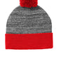 Sport-Tek  Heather Pom Pom Beanie STC41