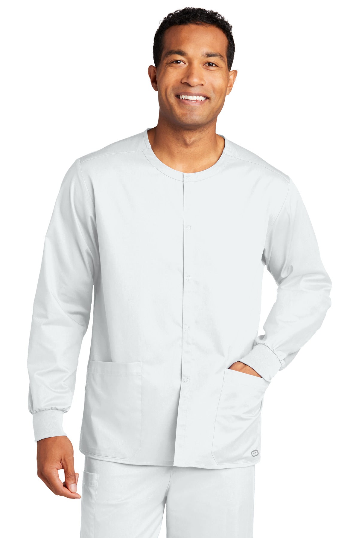 WonderWink Unisex WorkFlex Snap-Front Scrub Jacket WW3080