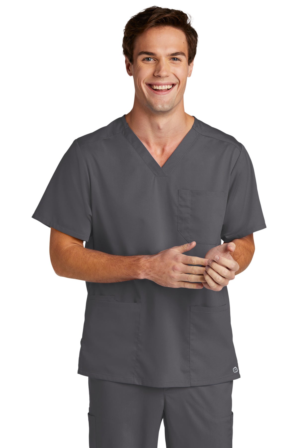 WonderWink Men's Premiere Flex V-Neck Top WW5068