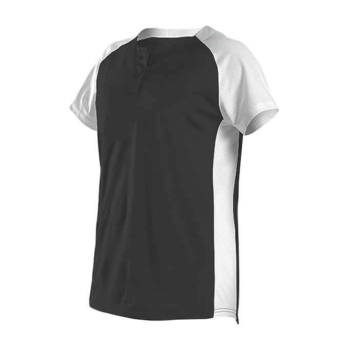 Womens Two Button Fastpitch Jersey