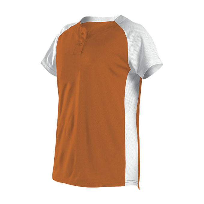 Womens Two Button Fastpitch Jersey