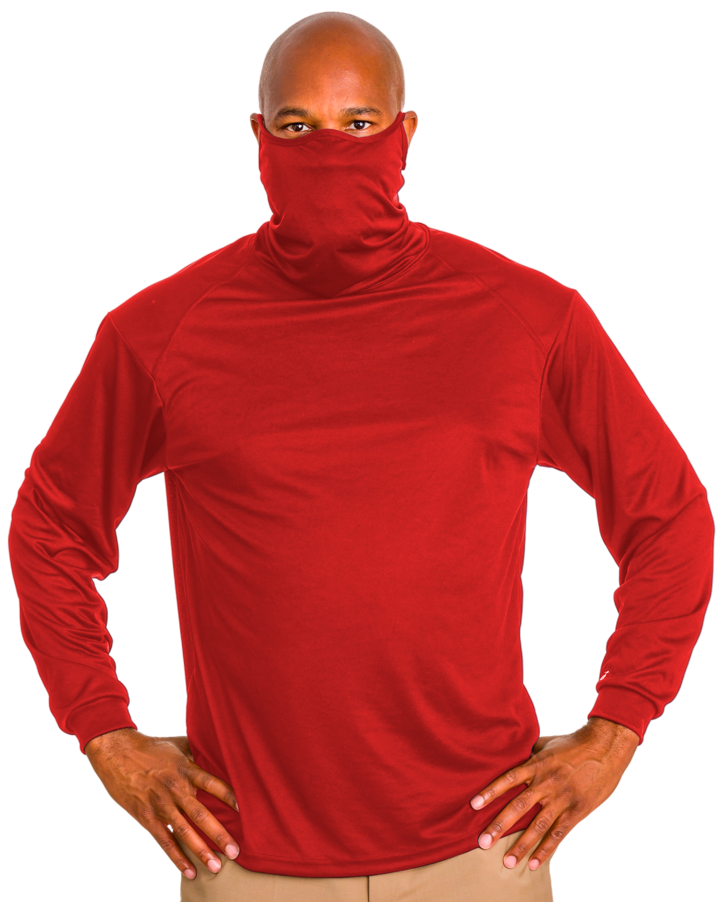 2B1 Youth L/S Performance Tee with Mask