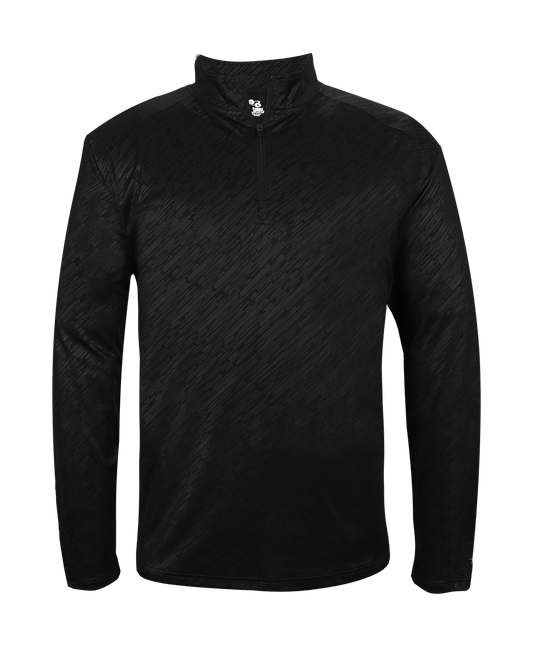 Line Embossed 1/4 Zip