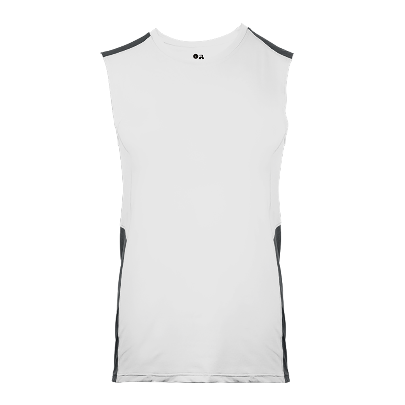 Line Embossed Sleeveless Fitted Tee