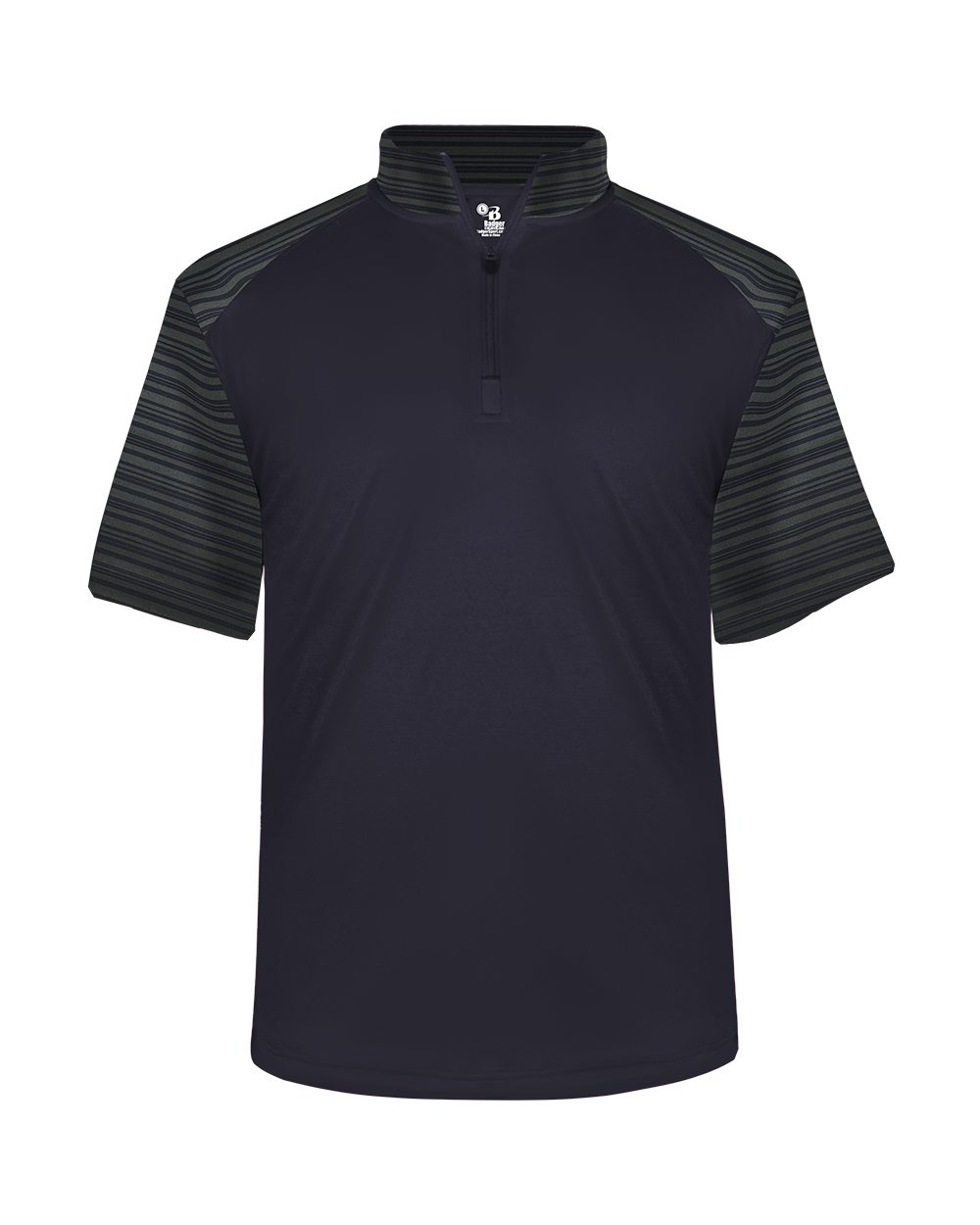 Sport Stripe S/S 1/4 Zip