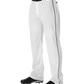 Adult Warp Knit Baseball Pant With Side Braid
