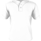 Adult Two Button Mesh Baseball Jersey With Piping