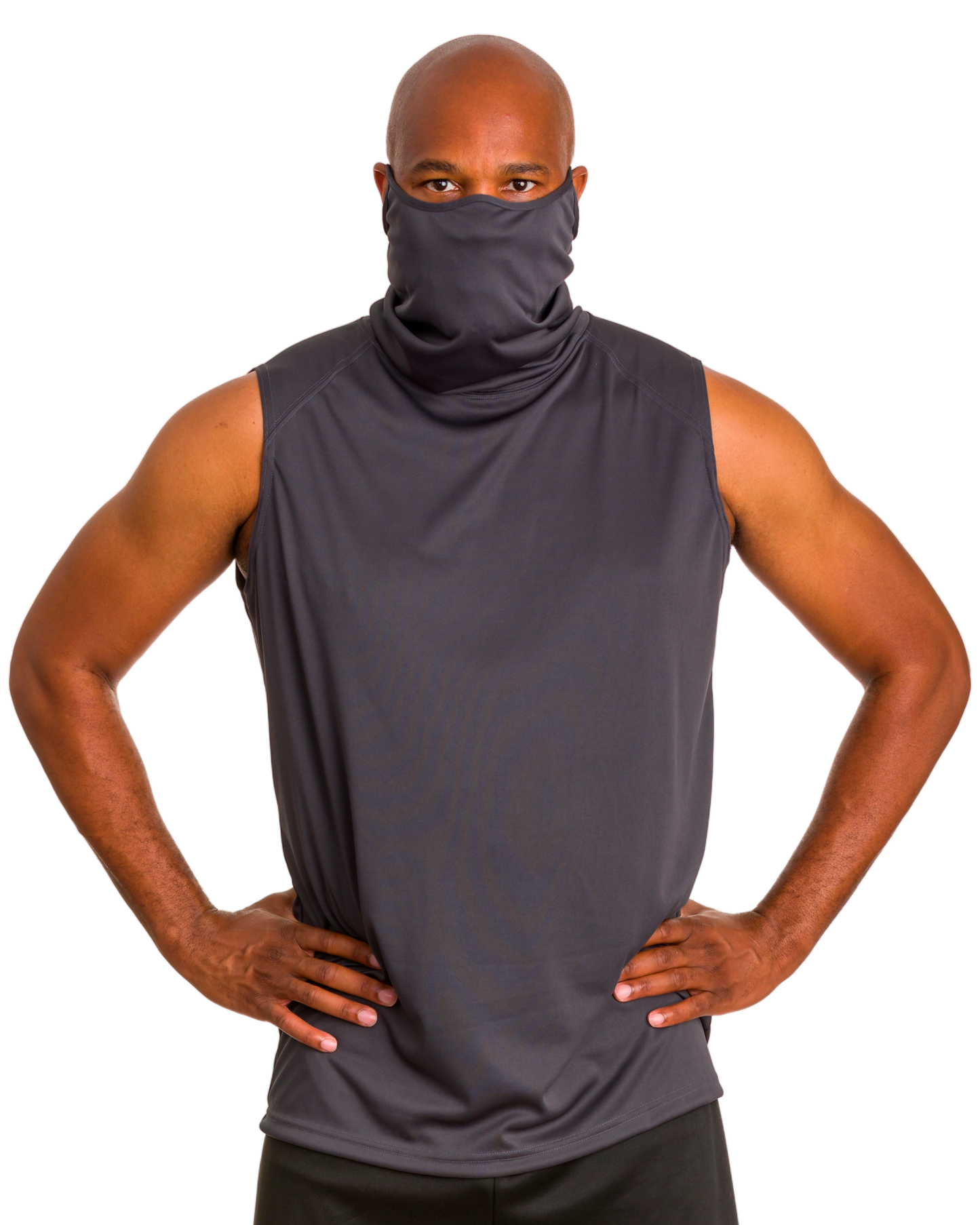 2B1 Sleeveless Performance Tee with Mask