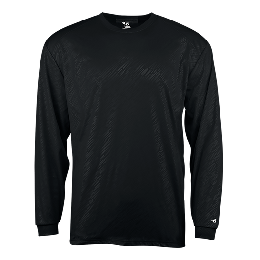Line Embossed L/S Youth Tee