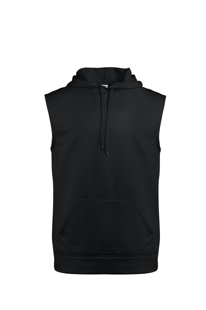 Perf. Fleece Sleeveless Hood