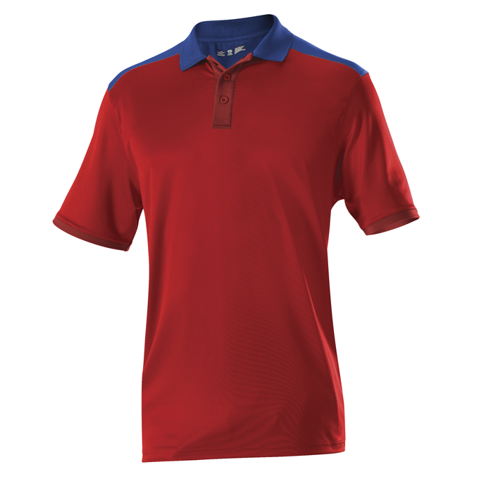 Adult Color Block Gameday Basic Polo