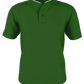 Adult Two Button Mesh Baseball Jersey With Piping
