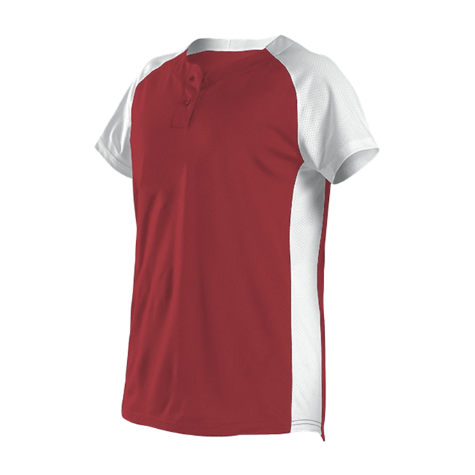 Womens Two Button Fastpitch Jersey