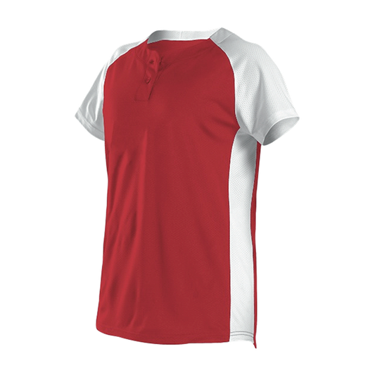 Womens Two Button Fastpitch Jersey