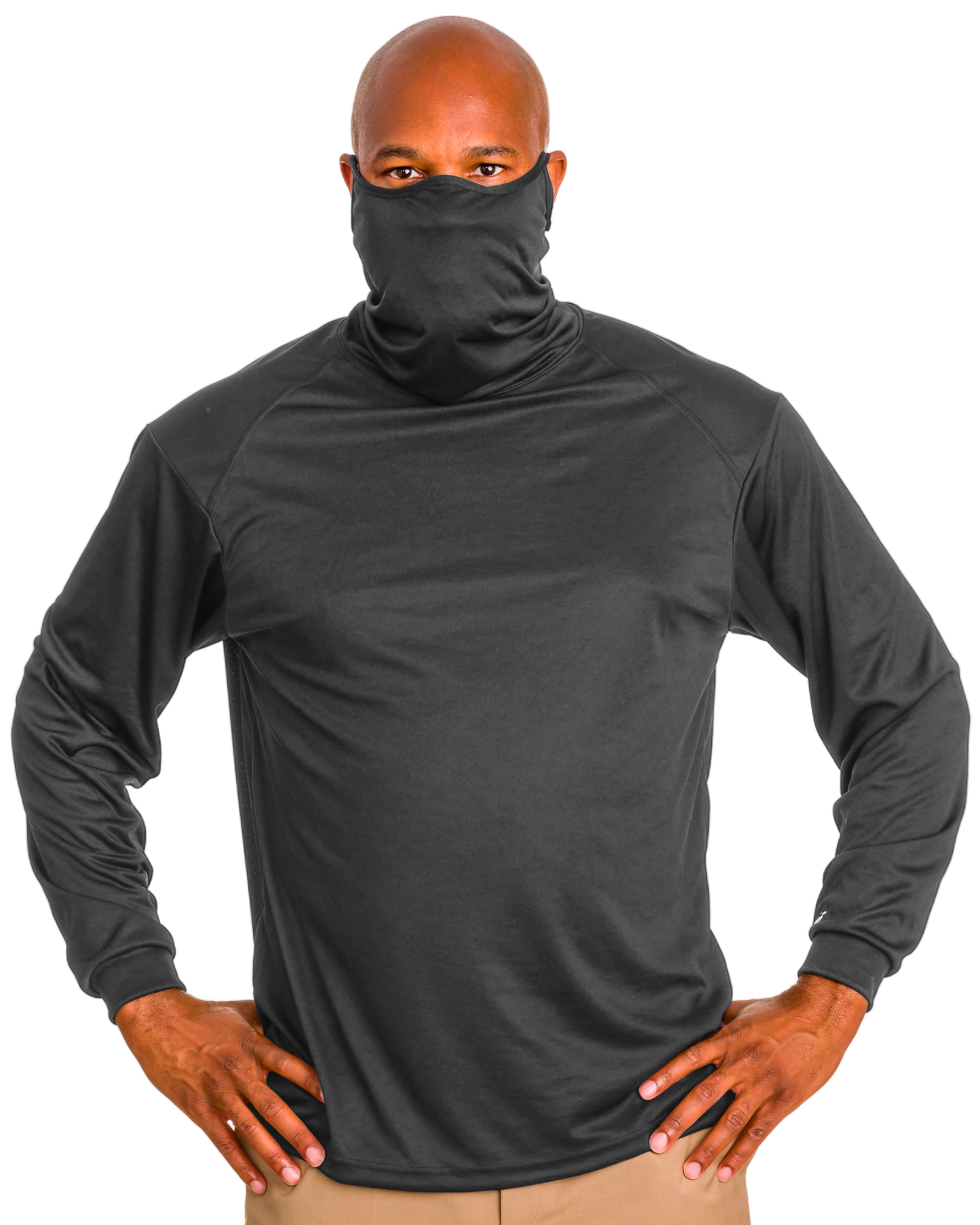 2B1 Youth L/S Performance Tee with Mask