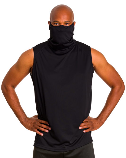 2B1 Sleeveless Performance Tee with Mask