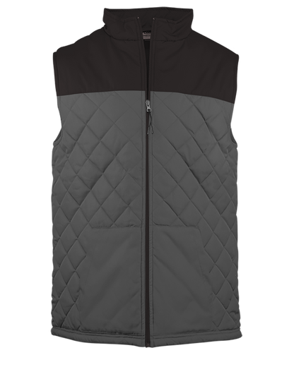 Colorblock Quilted Vest