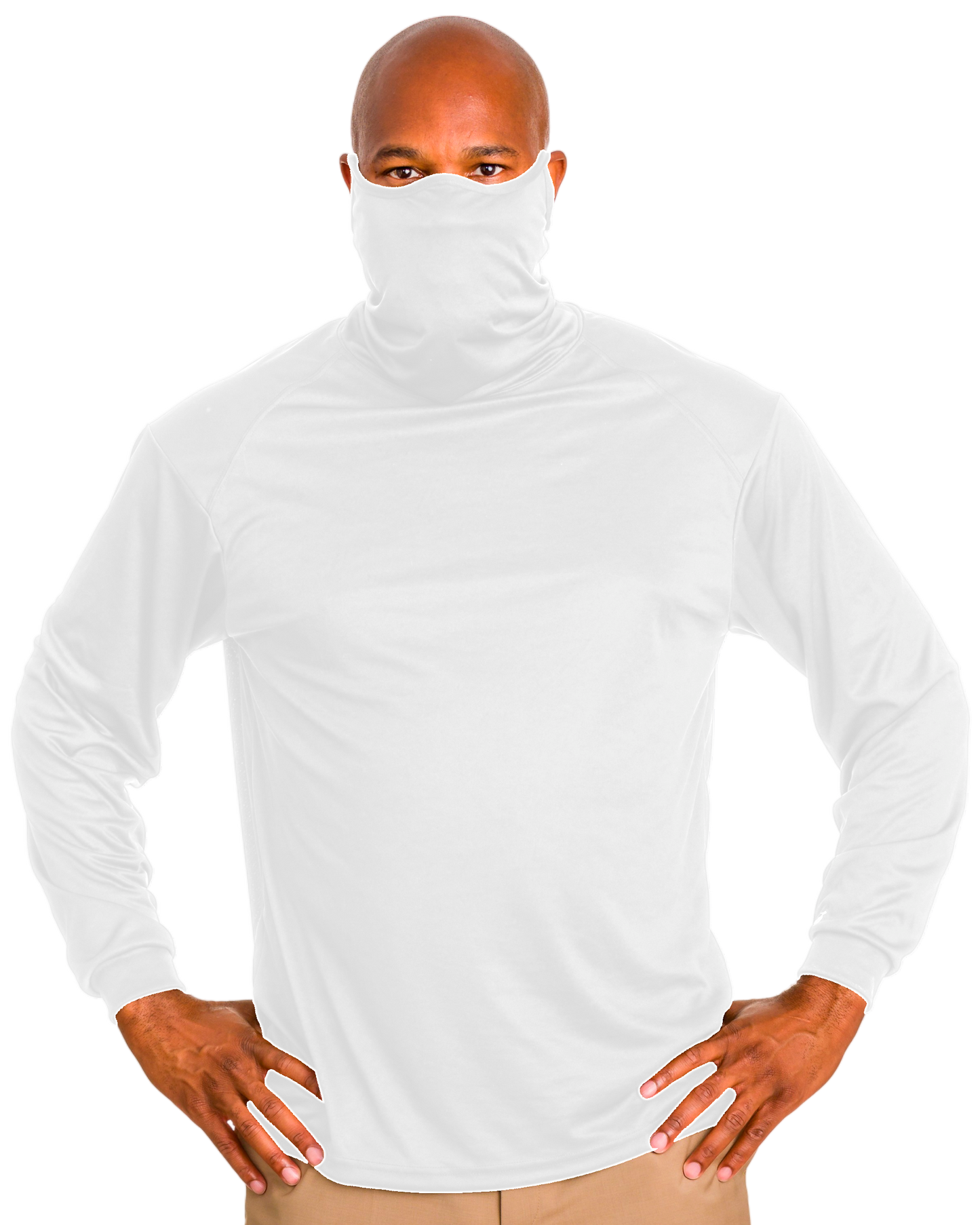 2B1 Youth L/S Performance Tee with Mask