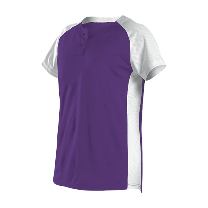 Womens Two Button Fastpitch Jersey