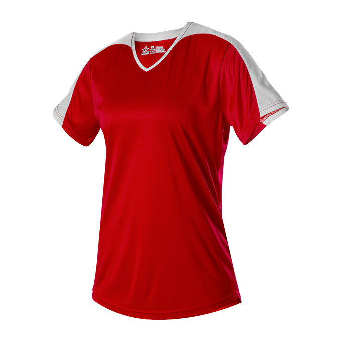 Womens V Neck Fastpitch Jersey