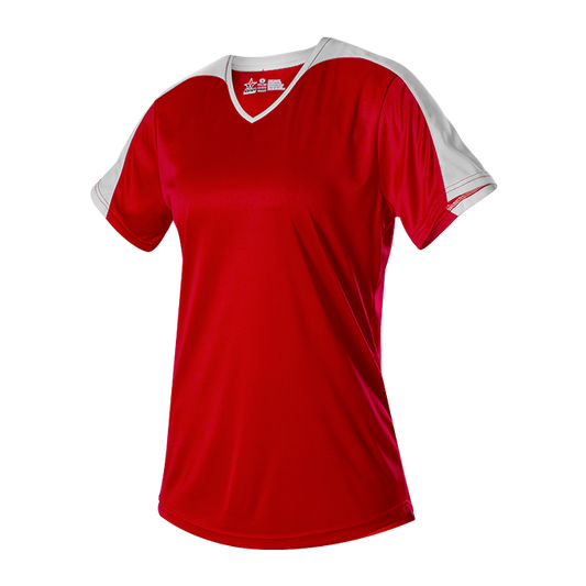 Womens V Neck Fastpitch Jersey