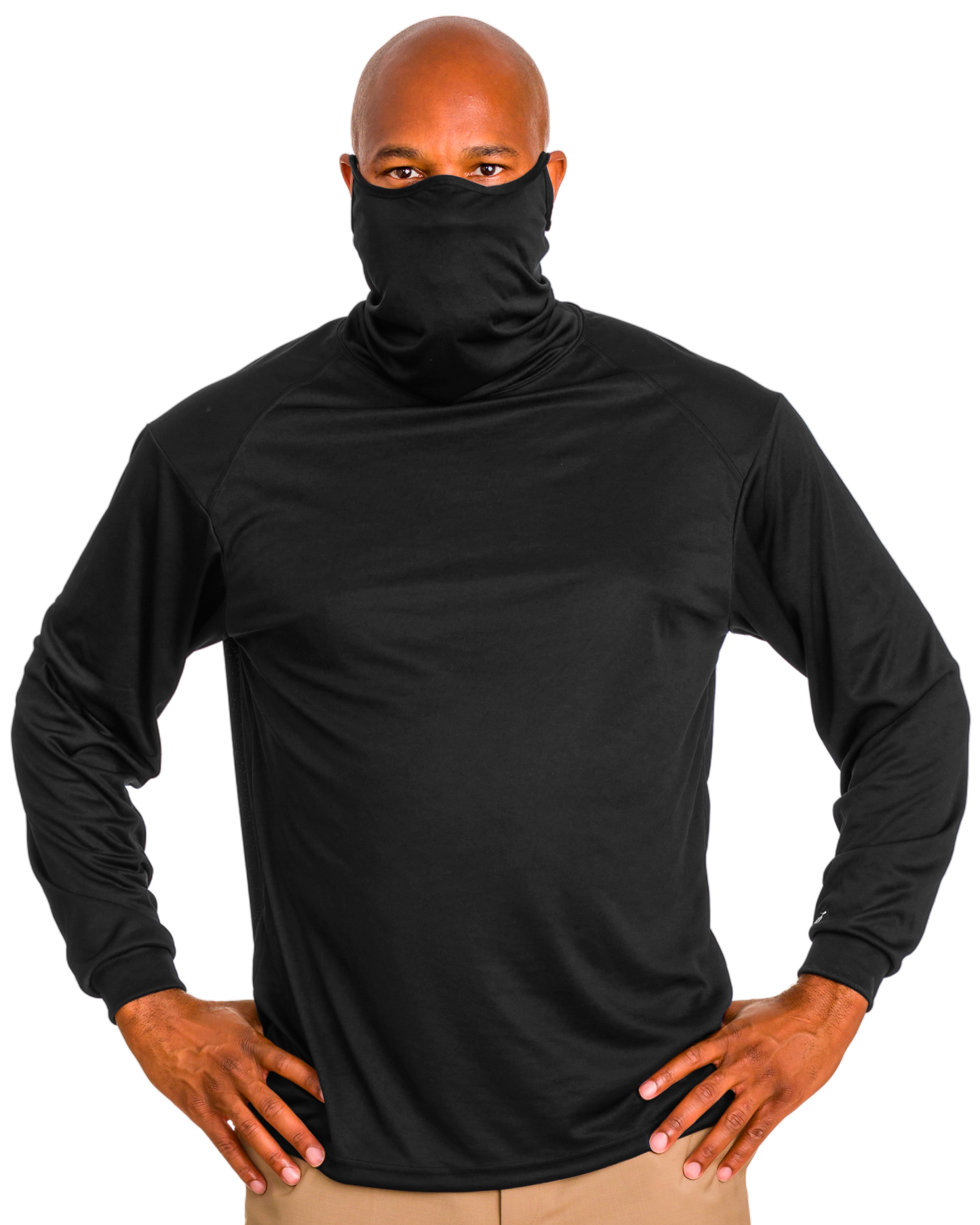 2B1 Youth L/S Performance Tee with Mask