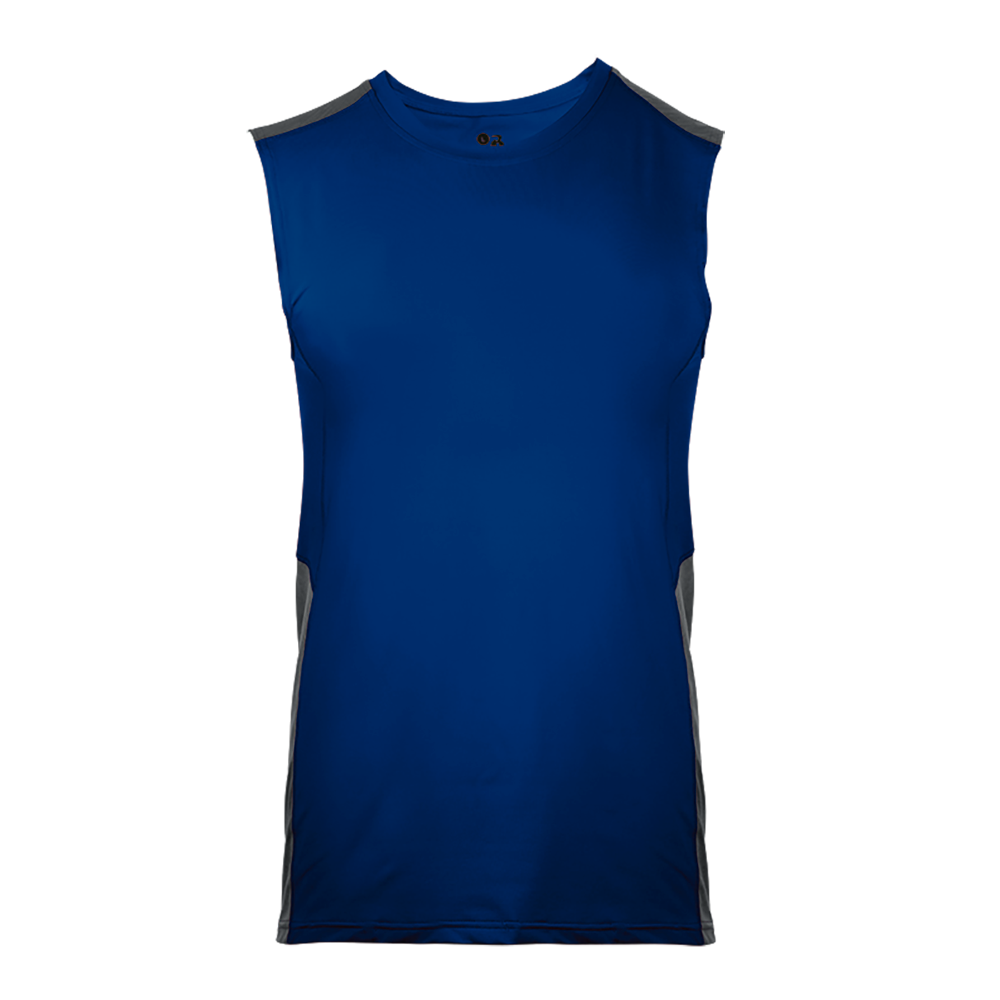 Line Embossed Sleeveless Fitted Tee