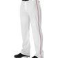 Adult Warp Knit Baseball Pant With Side Braid