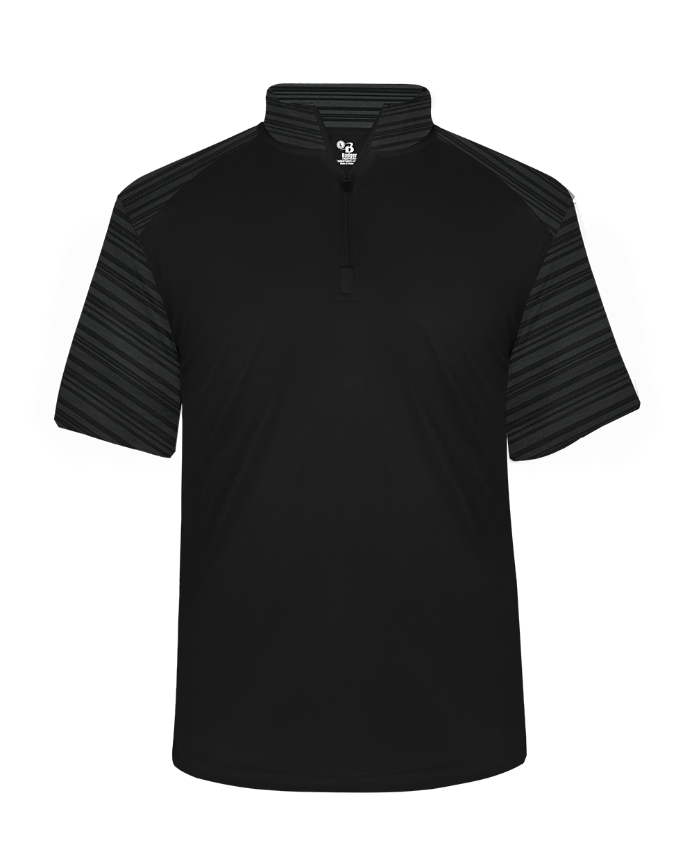 Sport Stripe S/S 1/4 Zip