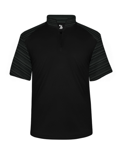 Sport Stripe S/S 1/4 Zip