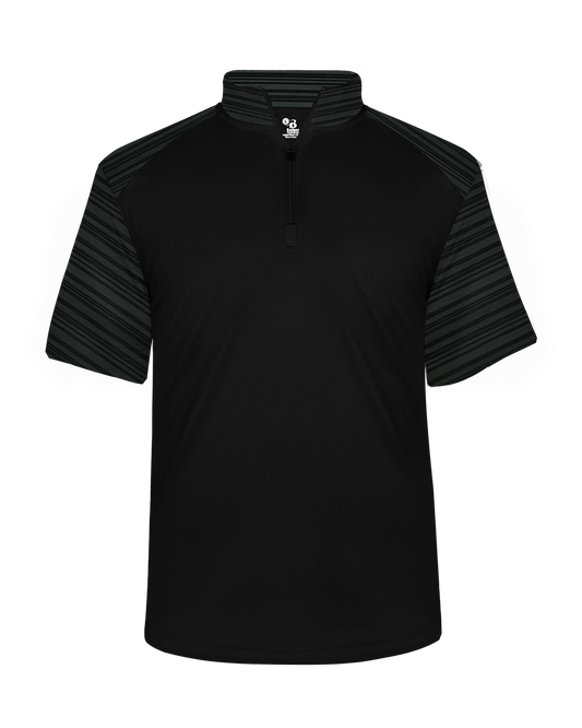 Sport Stripe S/S 1/4 Zip