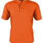 Adult Two Button Mesh Baseball Jersey With Piping