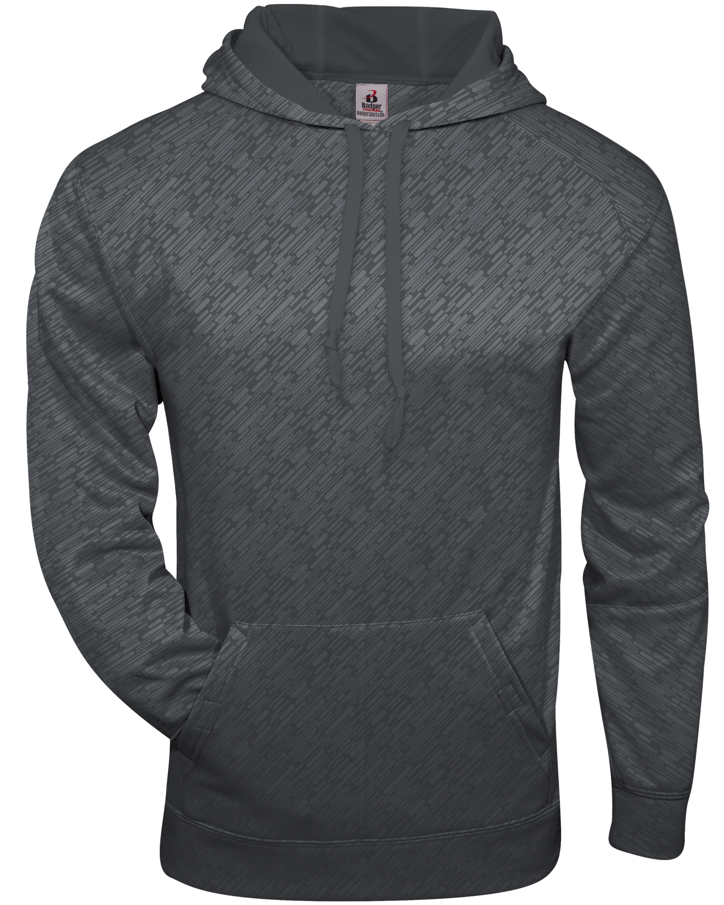 Line Embossed Youth Hood